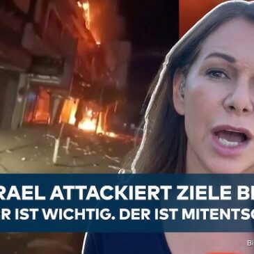 LIBANON: Heftige Luftschläge gegen Hisbollah! Israel attackiert weitere Ziele bei Beirut!