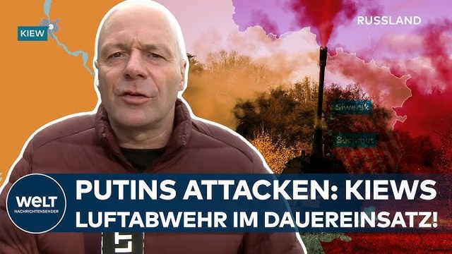 UKRAINE KRIEG: Russland attackiert Kiew – Luftabwehr im Dauereinsatz – Christoph Wanner berichtet