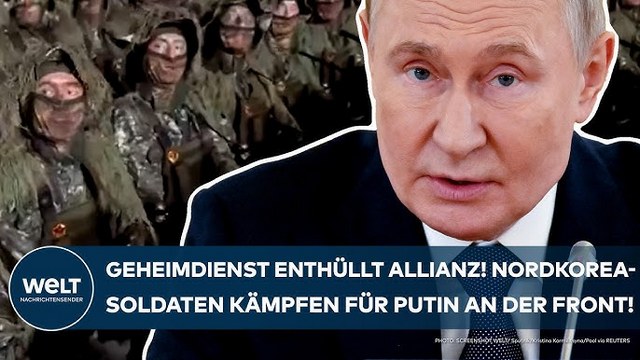 PUTINS KRIEG: Geheimdienst enthüllt! Nordkorea-Soldaten kämpfen für die Russen in der Ukraine