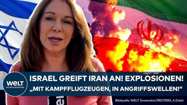 TEHERAN: BREAKING NEWS! Israel führt Gegenschlag gegen Iran aus – Explosionen auf Militärbasen