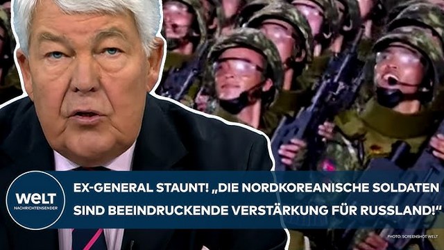 PUTINS KRIEG: Ex-General staunt! „Die nordkoreanischen Soldaten sind beeindruckende Verstärkung!“