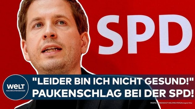 KEVIN KÜHNERT: „Leider bin ich nicht gesund!“ Paukenschlag! SPD-Generalsekretär tritt sofort zurück!