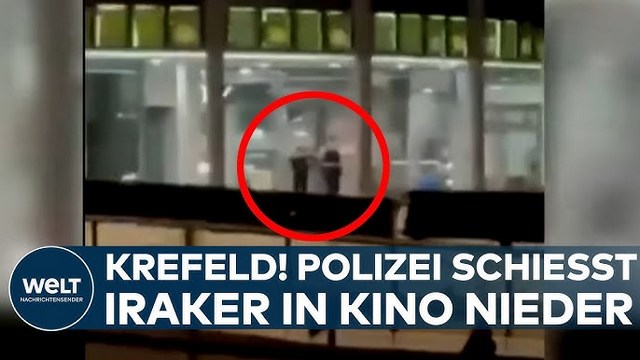 KREFELD: Er zündete mehrere Brandsätze! Spur der Zerstörung! Polizei schießt Iraker in Kino nieder