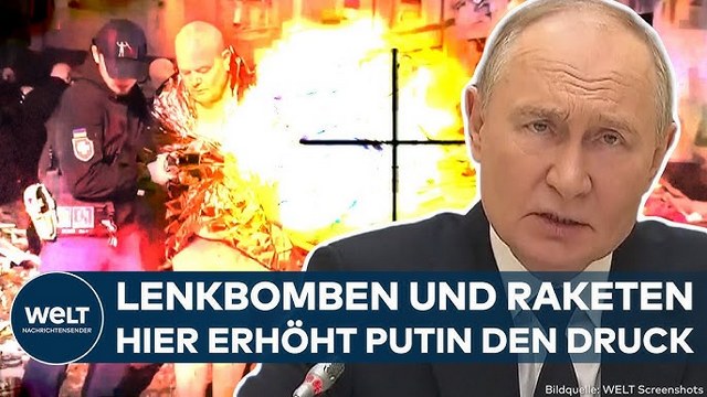 KRIEG IN DER UKRAINE: Lenkbomben auf Charkiw – Raketen auf Odessa! Putin erhöht Druck an Fronten