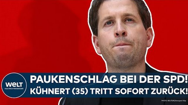 DEUTSCHLAND: Paukenschlag bei der SPD! Generalsekretär Kevin Kühnert (35) tritt zurück