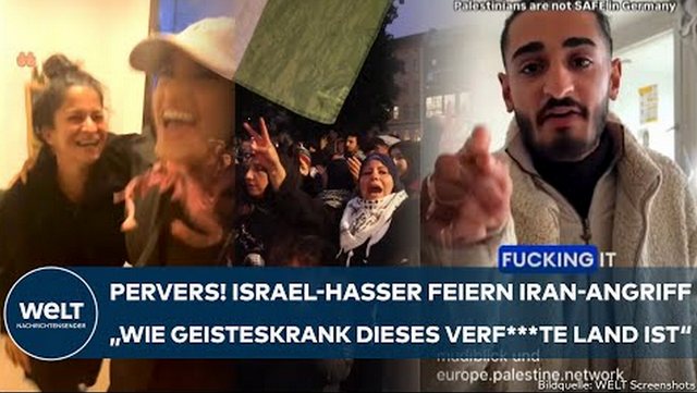 RAKETEN AUF ISRAEL: Ekelhaft! Jubel in Berlin! Juden-Hasser feiern perfiden Angriff aus dem Iran