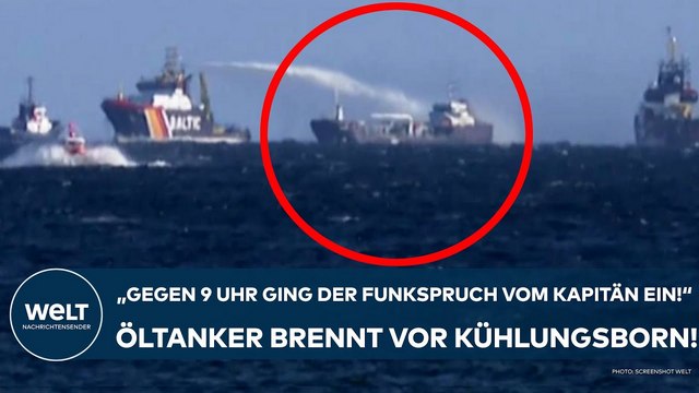 OSTSEE: „Gegen 9 Uhr ging der Funkspruch vom Kapitän ein!“ Öltanker „Annika“ brennt vor Kühlungsborn