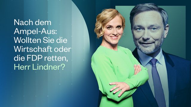 Caren Miosga, heute um 21:45 Uhr im Ersten