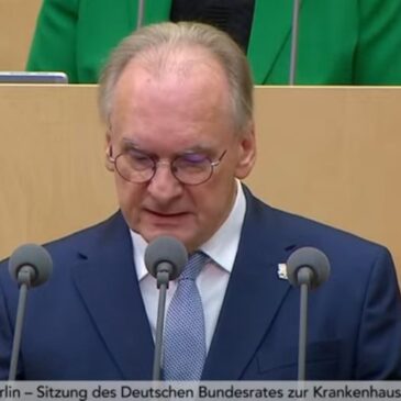 Ministerpräsident Haseloff kritisiert Gesetz zur Krankenhausreform / Sachsen-Anhalt stimmt für Anrufung des Vermittlungsausschusses