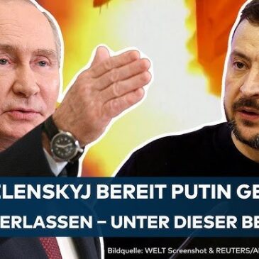 UKRAINE-KRIEG: Kompromissvorschlag! Selenskyj bereit Putin besetzte Gebiete vorerst zu überlassen!