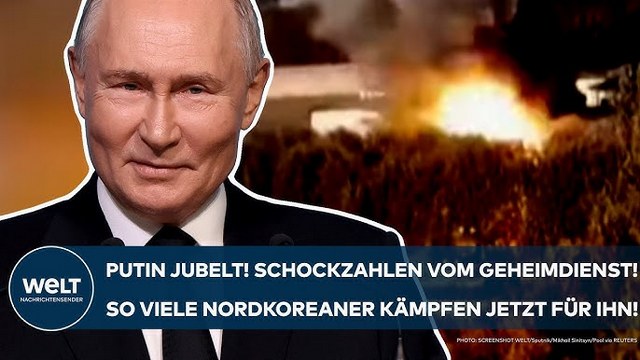 UKRAINE-KRIEG: Putin jubelt! Schockzahlen vom Geheimdienst! So viele Nordkoreaner kämpfen für ihn!