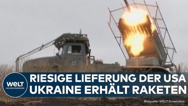 PUTINS KRIEG: Mega-Lieferung! Ukraine erhält hunderte Raketen von den USA im Kampf gegen Russland