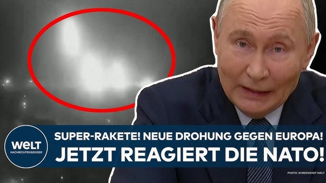 UKRAINE-KRIEG: Super-Rakete von Putin! Neue Drohung gegen den Westen! Jetzt reagiert die NATO!