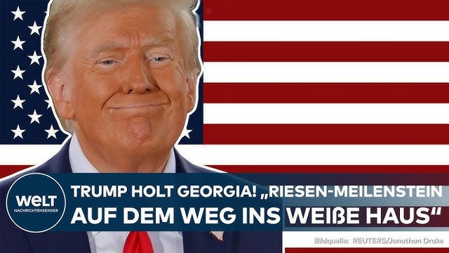 US-WAHL 2024: Wichtiger Schritt für Donald Trump zur Präsidentschaft – gewinnt Swing-State Georgia