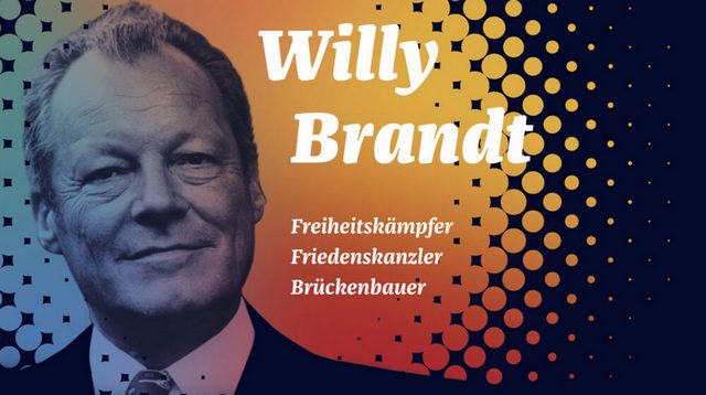 Heute ab 18:00 Uhr – Vortrag in der  Stadtbibliothek: „Willy Brandt, die SPD und Israel“ / Begleitprogramm zur Willy-Brandt-Ausstellung