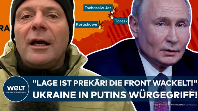 PUTINS KRIEG: „Die Lage ist prekär! Die Front wackelt!“ Ukraine im Würgegriff der Russen!