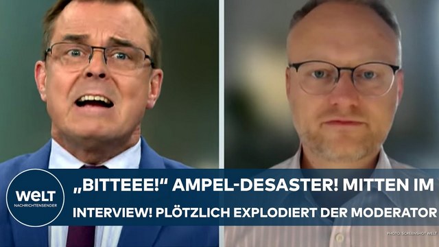 DEUTSCHLAND: Ampel-Desaster! Mitten im Interview! Und plötzlich platzt dem Moderator der Kragen!