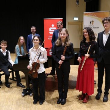 Stipendien der Stiftung Kunst und Kultur der Stadtsparkasse Magdeburg für Schüler des Konservatoriums