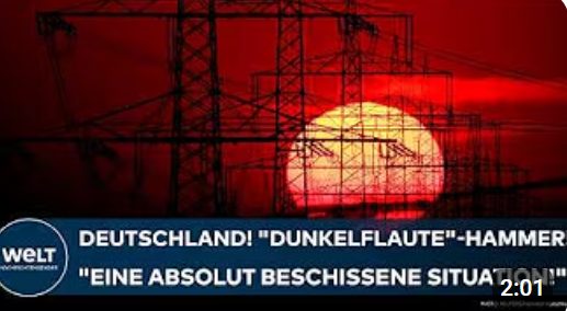 DEUTSCHLAND: „Dunkelflaute“-Hammer! Strompreis explodiert! „Eine absolut beschissene Situation!“