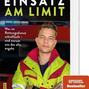 Am Dienstag erscheint das neue Buch von Luis Teichmann: Einsatz am Limit