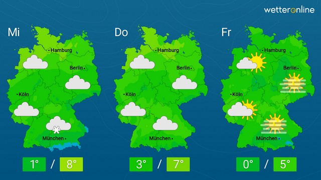 Häufig grau, aber wieder milder