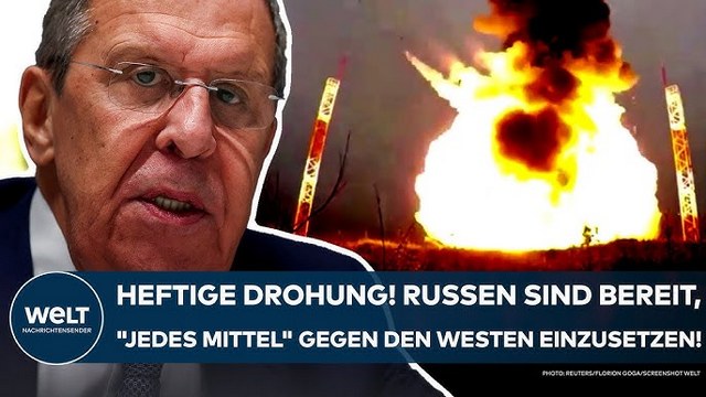 PUTINS KRIEG: Russen bereit, „jedes Mittel“ gegen den Westen einzusetzen! Heftige Drohung von Lawrow