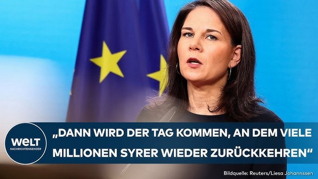 SYRIEN: Lage „alles andere als stabil“– Baerbock sichert humanitäre Hilfe von acht Millionen Euro zu