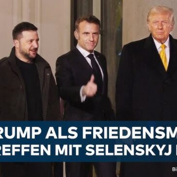 DONALD TRUMP FORDERT WAFFENRUHE: Trump und Selenskyj sprechen in Paris über Frieden in der Ukraine!