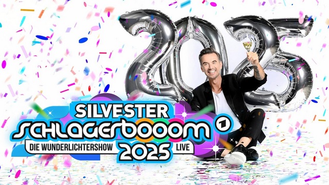 Silvester-Schlagerbooom 2025 live – Die Wunderlichtershow! – Florian Silbereisen präsentiert die große Eurovisionsnacht (Das Erste  20:15 – 00:20 Uhr)