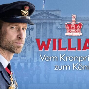 Adelsporträt: Prince William – Vom Kronprinzen zum König (Das Erste  20:25 – 21:10 Uhr)