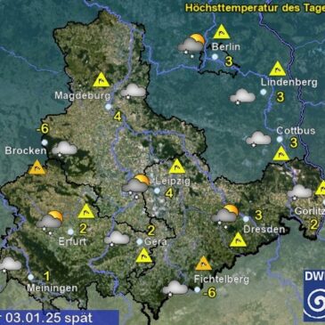 Sachsen-Anhalt Wetter am Freitag