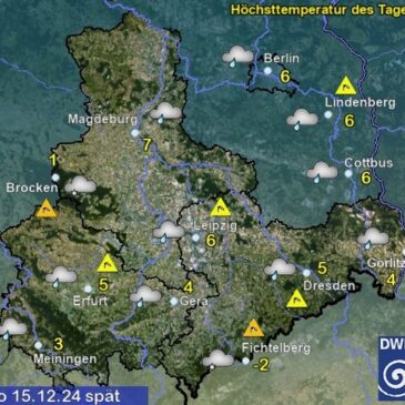 Sachsen-Anhalt Wetter am Sonntag