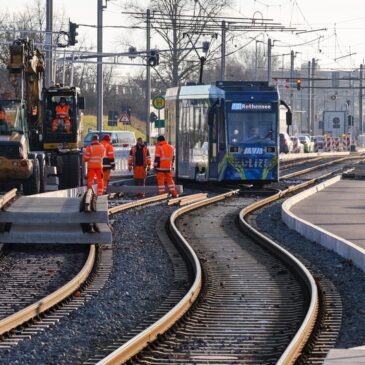 Neubau Straßenbahnstrecke Rothensee: Endspurt zur Fertigstellung – Anpassungen bei der Linie 10