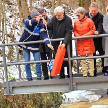 Baustein für Hochwasserschutz im Harz: Willingmann weiht Pegel in Wernigerode ein