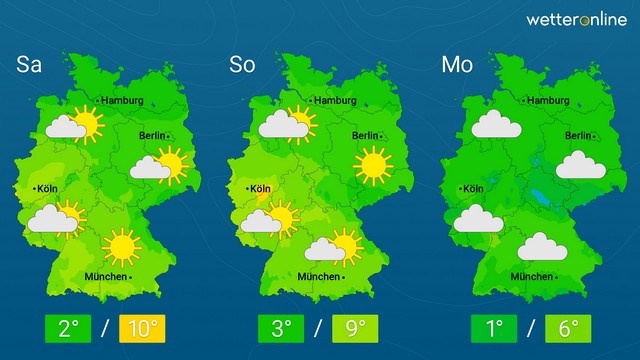 Höhentiefs stören Hochdruckwetter