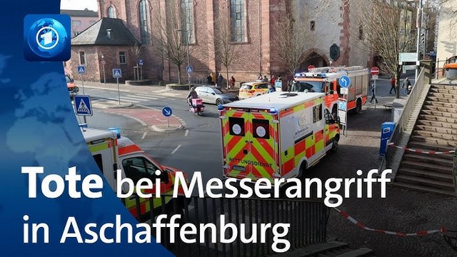 Aschaffenburg: Zwei Menschen bei Messerangriff getötet