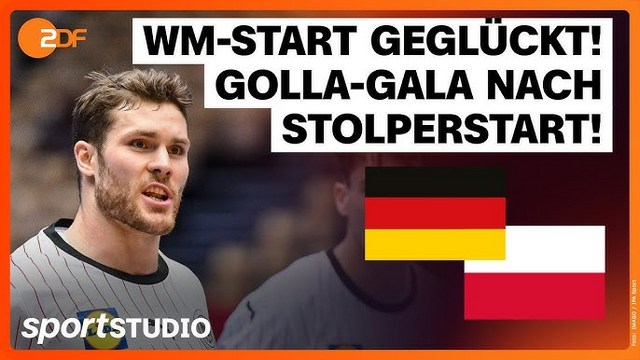 Deutschland – Polen Highlights | Handball-WM 2025 | sportstudio