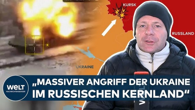 PUTINS KRIEG – KURSK-OFFENSIVE DER UKRAINE! Kiew: „Russland bekommt das, was es verdient!“