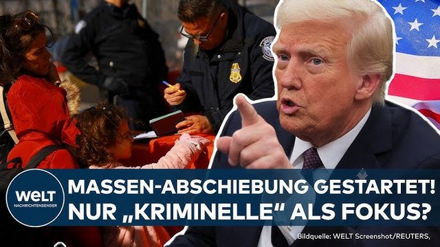 DONALD TRUMP: Massen-Abschiebung gestartet – erste Migranten abgewiesen, „Kriminelle“ abgeschoben