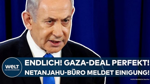 NAHOST: Endlich! Der Gaza-Deal mit Hamas perfekt! Büro von Benjamin Netanjahu meldet Einigung!