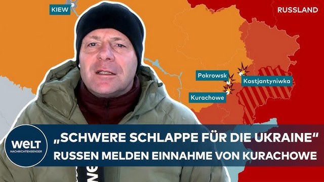 UKRAINE-KRIEG – Kreml: Kurachowe unter russischer Kontrolle – „schwere Schlappe für die Ukraine“