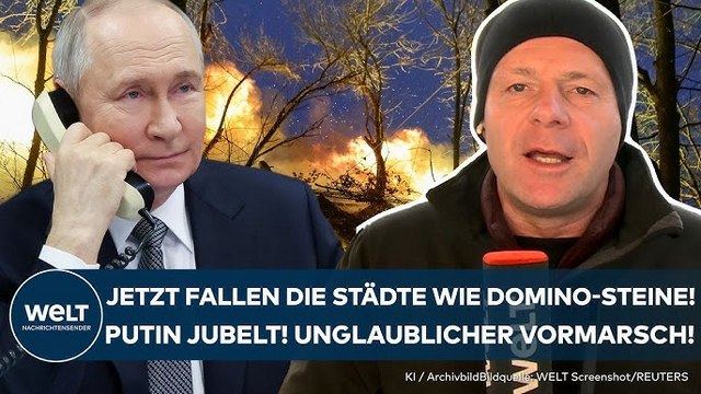 PUTINS KRIEG: Ukraine-Front bröckelt! Karachowe und Lithiumgebiet in Donezk unter Russen-Kontrolle