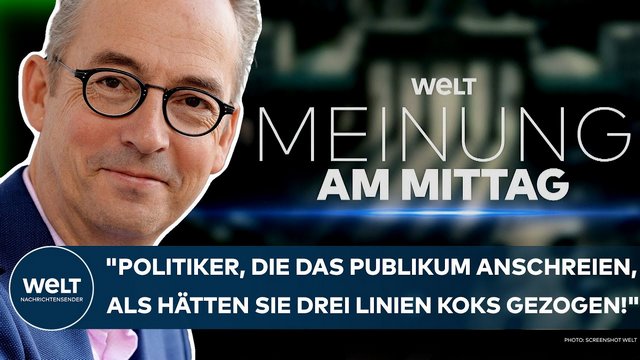 JAN FLEISCHHAUER: „Politiker, die das Publikum anschreien, als hätten sie drei Linien Koks gezogen!“