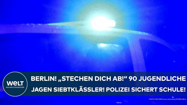 BERLIN: „Wir stechen dich ab!“ Jagd auf Siebtklässler! Flucht in Supermarkt! Polizei sichert Schule!