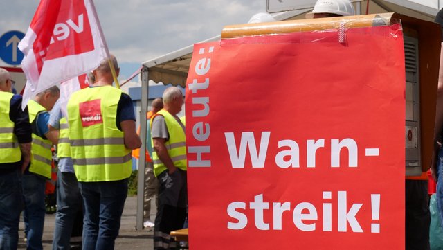 Eintägiger Warnstreik auf den Wertstoffhöfen und in städtischen Kitas / Einschränkungen heute und am Dienstag