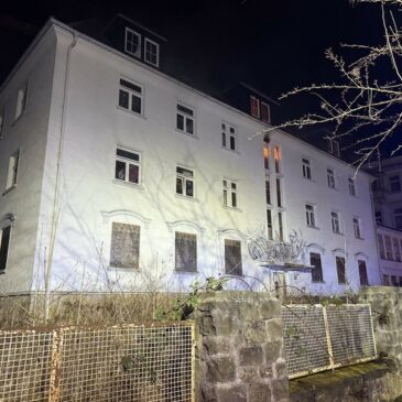 Feuerwehr Blankenburg im Einsatz: Brandausbruch im ,,Alten Teufelsbad“