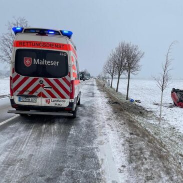 Witterungsbedingte Verkehrsunfälle im Harz