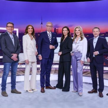 RTL, ntv und stern präsentieren großen Wahlabend mit Scholz, Merz, Weidel und Habeck im direkten Schlagabtausch sowie Wagenknecht, Lindner und Gysi im Kreuzverhör