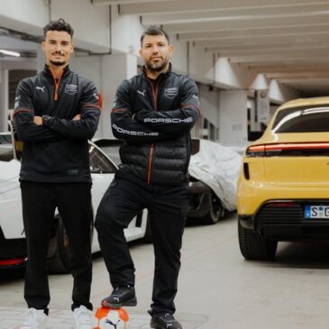 Fußball-Star Sergio Agüero wird zum Porsche-Rennfahrer