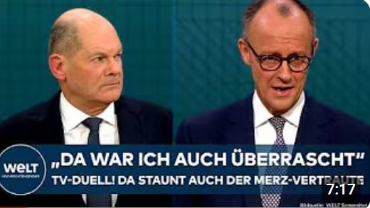 SCHOLZ GEGEN MERZ: Überraschende Umfrage nach dem TV-Duell! Dieser Kandidat hat gewonnen!